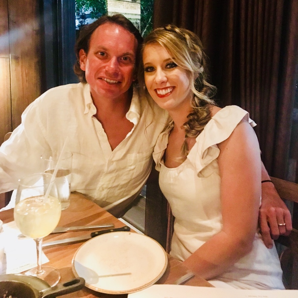 White linen JCrew dress